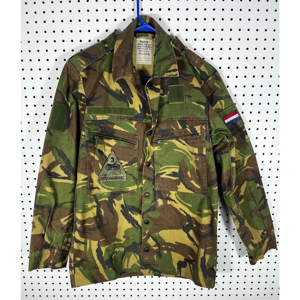 Wahler Dutch camouflage surplus army jacket size S/M